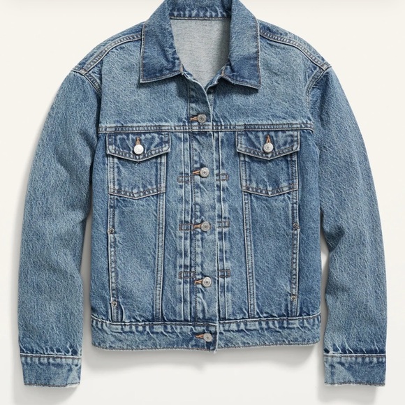 Old Navy Jackets & Blazers - Distressed‎ Classic Jean Jacket